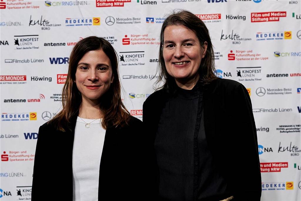 Kinofest Lünen vor dem Aus Veranstalter ziehen sich zurück Sonja Hofmann, künstlerische Leiterin des Kinofests – mit Schauspielerin Aylin Tezel