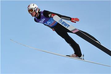 Sorgte bereits bei der Qualifikation der Skiflug-WM in Oberstdorf für einen Höhepunkt: Daniel Andre Tande. Foto: Angelika Warmuth