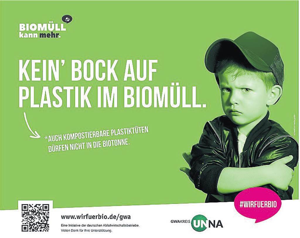 Viel Plastikmüll in Selmer Biotonnen: Nur organische Abfälle kompostierbar Sowohl in Selm als auch in Lünen und Werne findet sich zu viel Plastik im Biomüll.