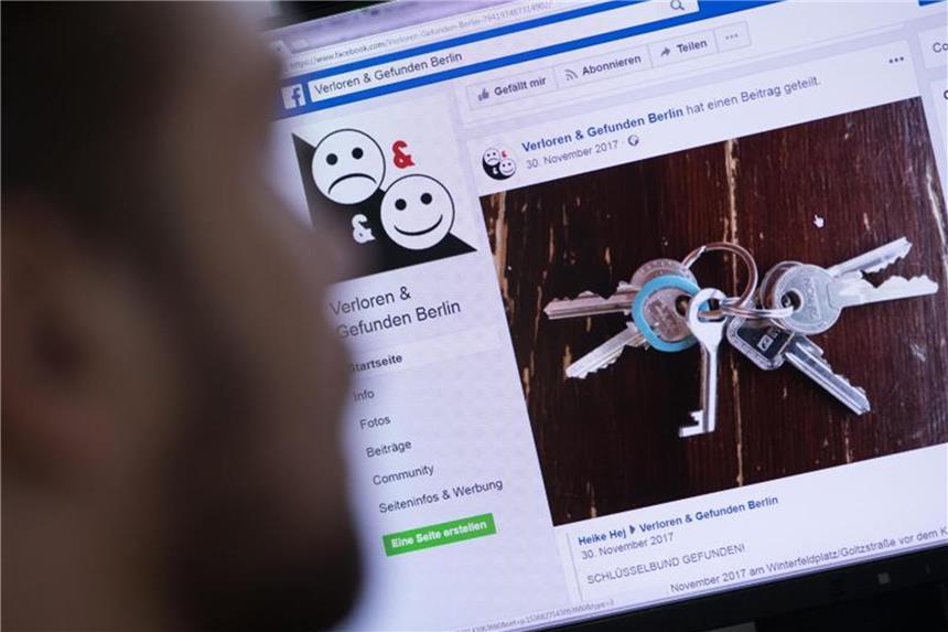 Ersetzt Social Media das Fundbüro? Soziale Netzwerke wie Facebook haben eine große Reichweite. Bei der Suche nach verlorenen Gegenständen kann das enorm hilfreich sein. Foto: Franziska Gabbert