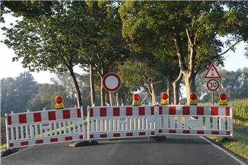 Spätestens vor der Lippebrücke angekommen, wird klar, dass dort kein Durchkommen mehr ist.