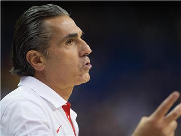 Spaniens Trainer Sergio Scariolo warnt vor Nachlässigkeit gegenüber dem deutschen Team. Foto: Lukas Schulze