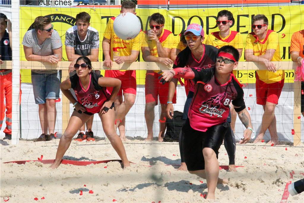 Steigende Inzidenzen gefährden den Stadtlohner Dodgeball-Beach-Cup Spaß und Sport gehörten beim Dodgeball-Beach-Cup untrennbar zusammen.
