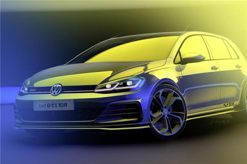 VW krönt GTI-Reihe mit 290 PS starker TCR-Version Sportliche Premiere beim Golf-Treffen: Den Golf GTI TCR zeigt Volkswagen erstmals beim GTI-Treffen am Wörthersee (9. bis 12. Mai). Foto: Volkswagen AG