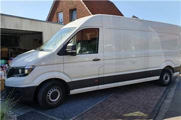 Sprinter plus Anhänger statt 7,5-Tonner. Berthold Kortbus ist einfach nur glücklich, dass er starten kann.