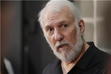 Spurs-Coach Gregg Popovich kritisiert den US-Präsidenten Donald Trump. Foto: Eric Gay