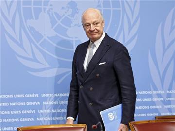 Staffan de Mistura im Hauptquartier der UN in  Europa in Genf. Foto: Salvatore di Nolfi