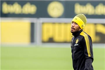 Stand am Samstag wieder auf dem Trainingsplatz: Pierre-Emerick Aubameyang.