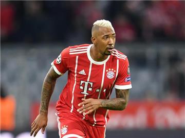 Stand nach langer Zeit wieder für den FC Bayern auf dem Platz: Weltmeister Jérôme Boateng. Foto: Tobias Hase