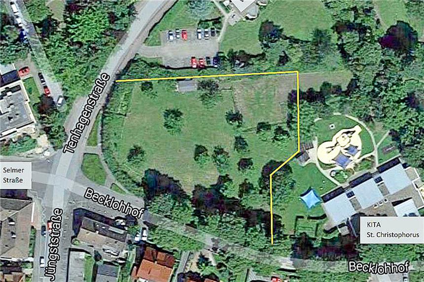 Grafik zeigt: So soll das Mehrgenerationen-Haus werden Standort des Mehrgenerationenhauses im Winkel Tenhagenstraße/Becklohhof.