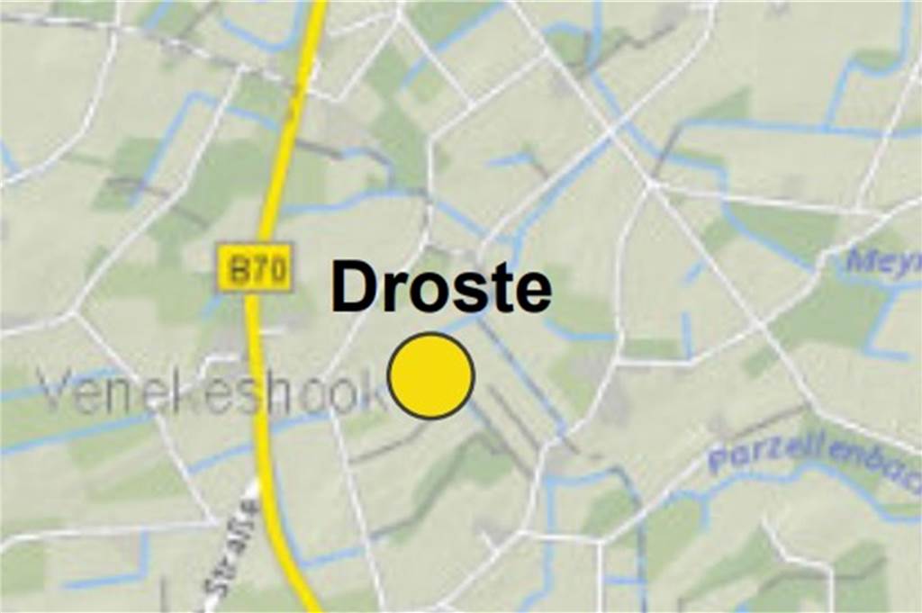 Standort des Windkraft-Projekts Droste.