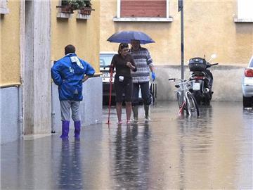 Starke Regenfälle haben Teile der Toskana unter Wasser gesetzt. Foto: Franco Silvi