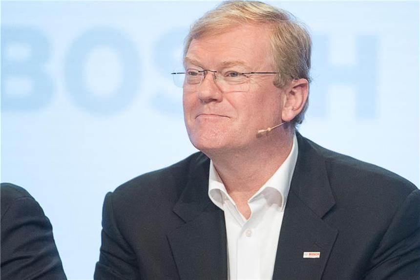 Bosch will Geschäft mit Verpackungsmaschinen verkaufen Stefan Hartung im April während einer Bosch-Pressekonferenz in Renningen. Foto: Sebastian Gollnow