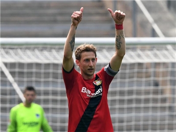 Stefan Kießling bleibt bei Bayer Leverkusen. Foto: Soeren Stache
