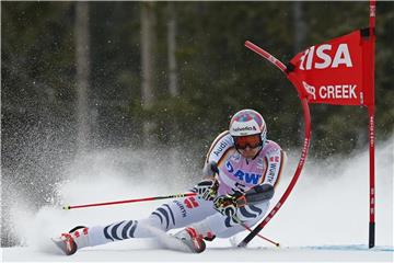 Stefan Luitz fährt beim Riesenslalom von Beaver Creek auf Rang drei. Foto: Nathan Bilow
