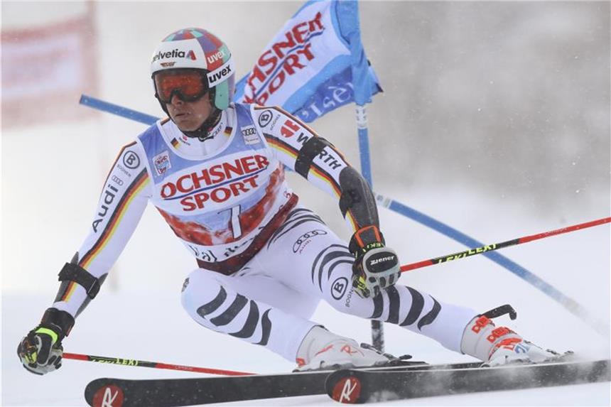 Kreuzbandriss und Olympia-Aus bei Skirennfahrer Luitz Stefan Luitz hat sich einen Kreuzbandriss zugezogen. Foto: Alessandro Trovati