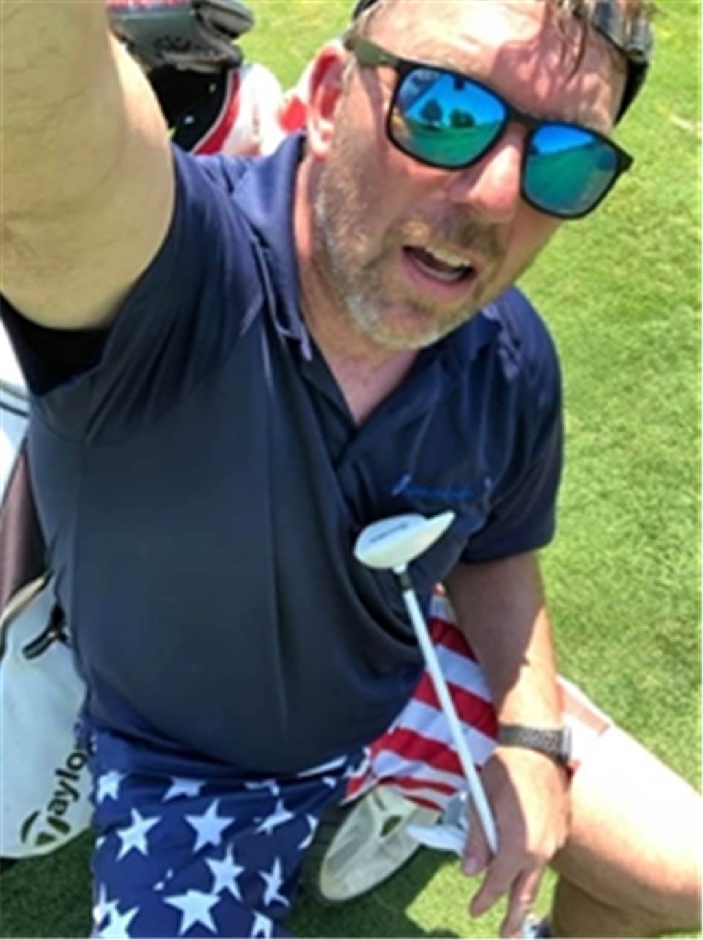 Schwerter berichtet aus den USA: Wenn „How are you“ keine Floskel mehr ist Stefan Schneider spielt in den USA viel Golf.
