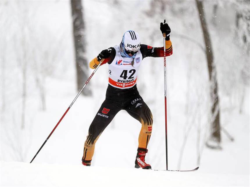 Langläuferin Böhler schon in WM-Form Steffi Böhler wurde starke Vierte im Skiathlon. Foto: Juri Koschetkow