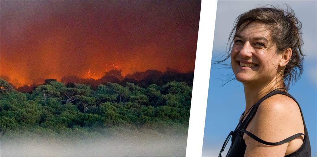 Stefanie Kirsten aus Castrop-Rauxel floh aus französischer Waldbrand-Hölle Steffi Kirsten und ihr Partner Philip Coenen ist das Lachen fast vergangen angesichts der Waldbrände in ihrem Frankreich-Urlaub.