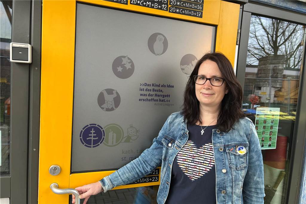 Steffi Kopper leitet den Kindergarten St. Marien.