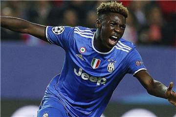 Steht bei Eintracht Frankfurt hoch im Kurs: Juve-Talent Moise Kean. Foto: Jose Manuel Vidal/EFE