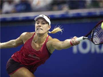 Steht beim WTA-Tour in Tokio in der Runde der letzten vier: Angelique Kerber. Foto: Koji Sasahara