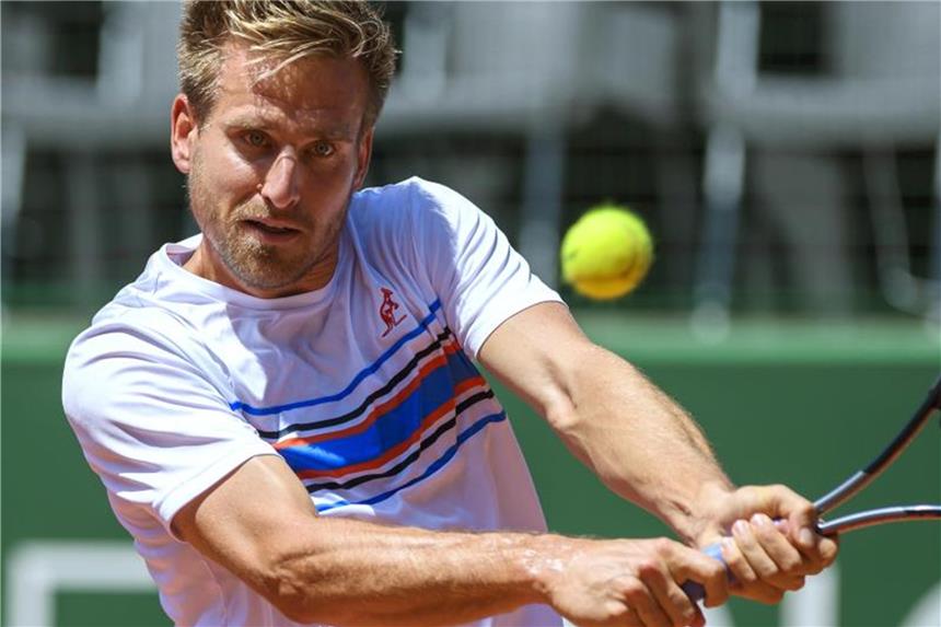 Tennisprofi Gojowczyk in Genf im Halbfinale Steht in Genf in der Runde der letzten Vier: Peter Gojowsczyk. Foto: Martial Trezzini