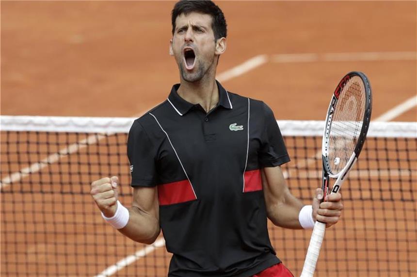 Wozniacki und Djokovic erreichen Achtelfinale in Paris Steht in Paris im Achtelfinale: Novak Djokovic. Foto: Alessandra Tarantino/AP
