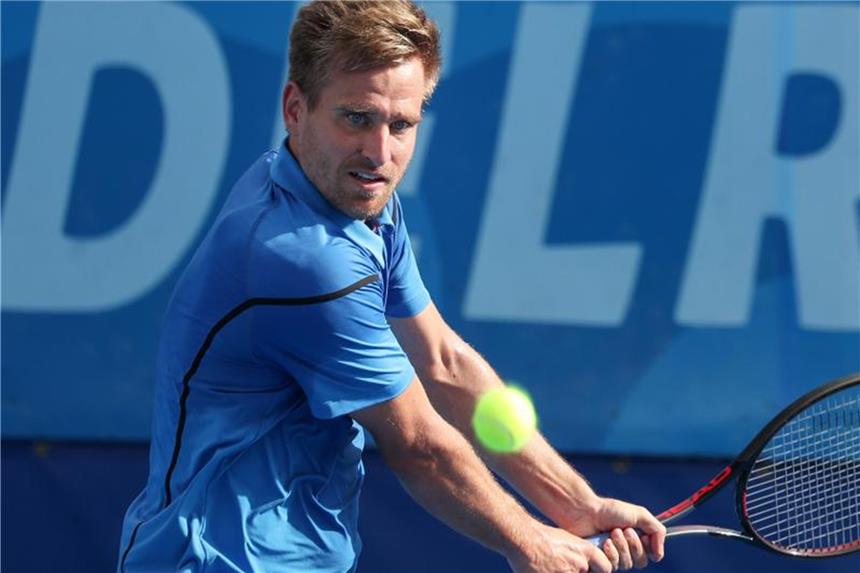Tennis in Rom: Gojowczyk gewinnt gegen Sonego Steht in Rom im Achtelfinale: Peter Gojowczyk Foto: Mario Houben