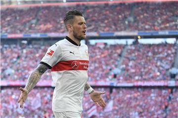 Steht kurz vor einem Wechsel zum VfL Wolfsburg: Stuttgarts Daniel Ginczek. Foto: Andreas Gebert