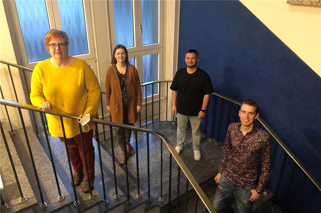 SPD will neues Dezernat und kostenlose Damenbinden in Dortmunder Schulen Stellten die Haushaltsanträge der SPD-Fraktion vor: (v.l.) Fraktionschefin Carla Neumann-Lieven, Veronika Rudolf, De Marco und Erstfeld.