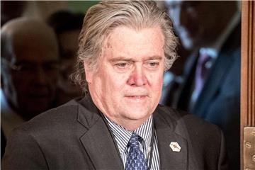 Steve Bannon, ehemaliger Chefstratege von US-Präsident Trump. Foto: Michael Kappeler/Archiv