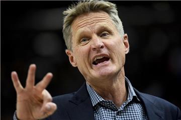 Steve Kerr ist der Trainer der Golden State Warriors. Foto: Alex Goodlett/AP