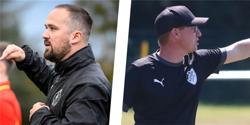 Enorme Spannung vor dem Lüner Bezirksliga-Derby: „Möchte mich beim Bäcker rechtfertigen müssen“ Steven Koch (l.) und Stefan Hoffmann stehen sich am Freitag erstmals in einem Derby gegenüber.
