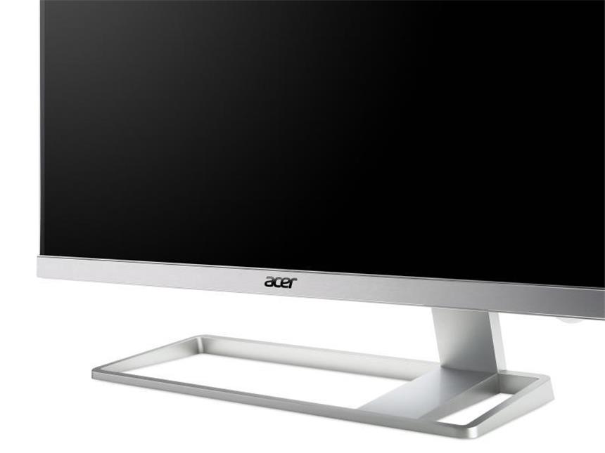Hochauflösend und anspruchsvoll: Das können 4K-Monitore Sticht durch seinen asymmetrischen Standfuß ins Auge: Der 27 Zoll gorße 4K-Monitor S277HK von Acer (ab ca. 680 Euro). Foto: Acer
