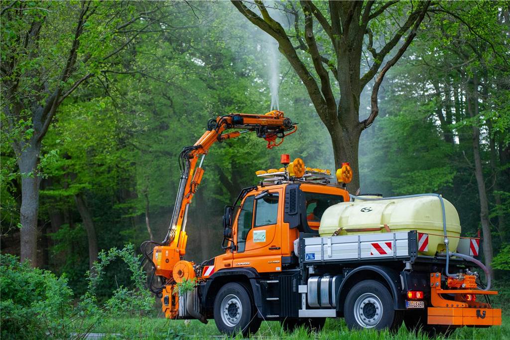 Eichenprozessionsspinner: Zeit für Vorbeugung beginnt jetzt Straßen.NRW versprüht wieder vorbeugend ein Biozid an den Bundes- und Landesstraßen.