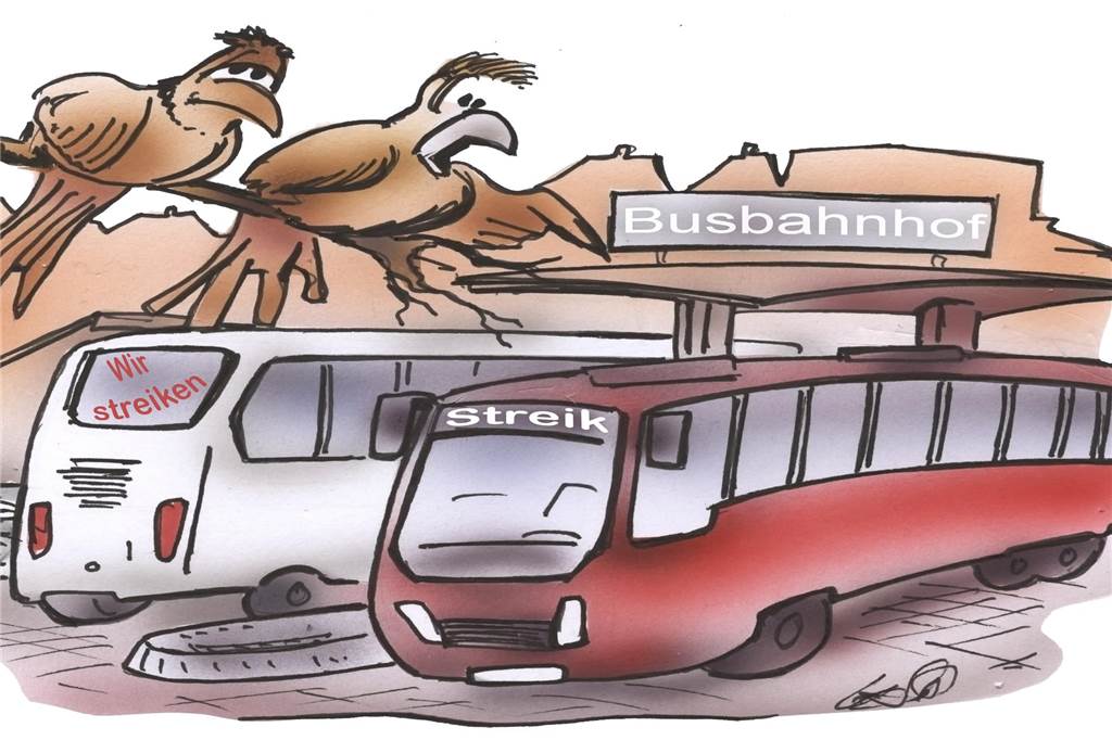 Kaum Auswirkungen: Streik der Busfahrer geht harmlos über die Bühne „Streik? Gut, dass sie's dran schreiben. Oder hättest Du was davon gemerkt?"