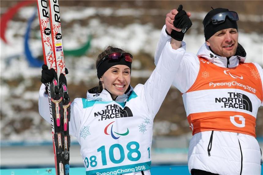 Sieg für umstrittene Russin erbost deutschen Verband Streitbare Paralympics-Siegerin: Biathletin Michalina Lisowa. Foto: Michalina Lisowa