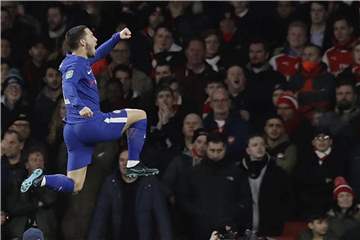 Stürmt für den FC Chelsea: Eden Hazard. Foto: Matt Dunham/AP