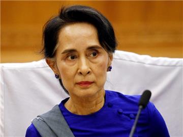 Suu Kyi kann nicht antreten, weil ihre Söhne Briten sind. Foto: Hein Htet