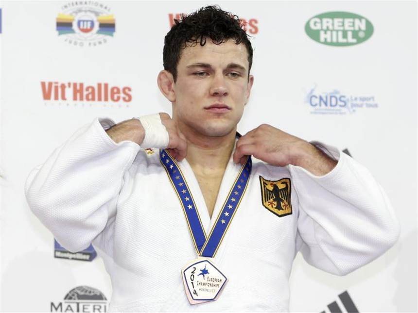 Zwei weitere deutsche Medaillen bei Judo-EM Sven Maresch holte bei der EM die erste Medaille für die deutschen Männer. Foto: Guillaume Horcajuelo