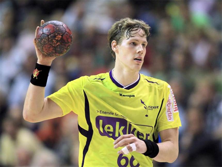 Pokal-Final-Four kommt für Christophersen zu früh Sven-Sören Christophersen von den Füchsen Berlin ist noch nicht fit. Foto: Jens Wolf