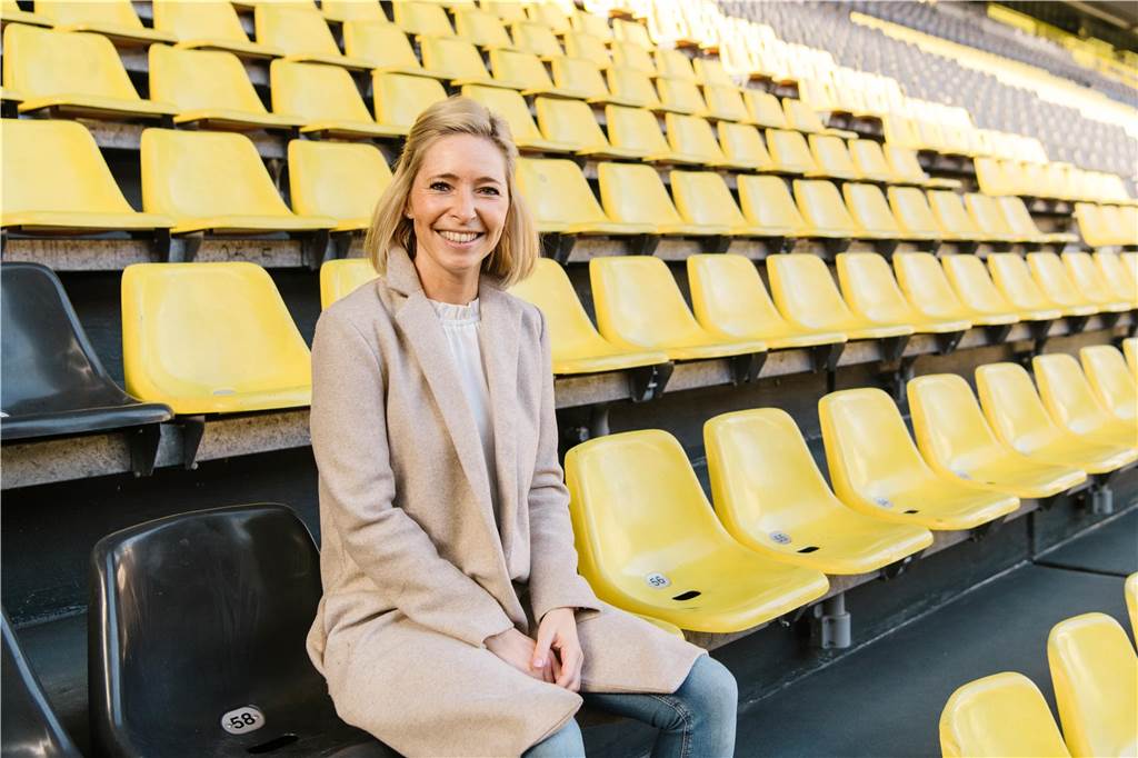 BVB-Bossin Svenja Schlenker freut sich auf HSM : Turnier ist wichtiger Teil des „BVB-Wegs“ Die Leiterin der Frauen- und Mädchenabteilung von Borussia Dortmund: Svenja Schlenker.