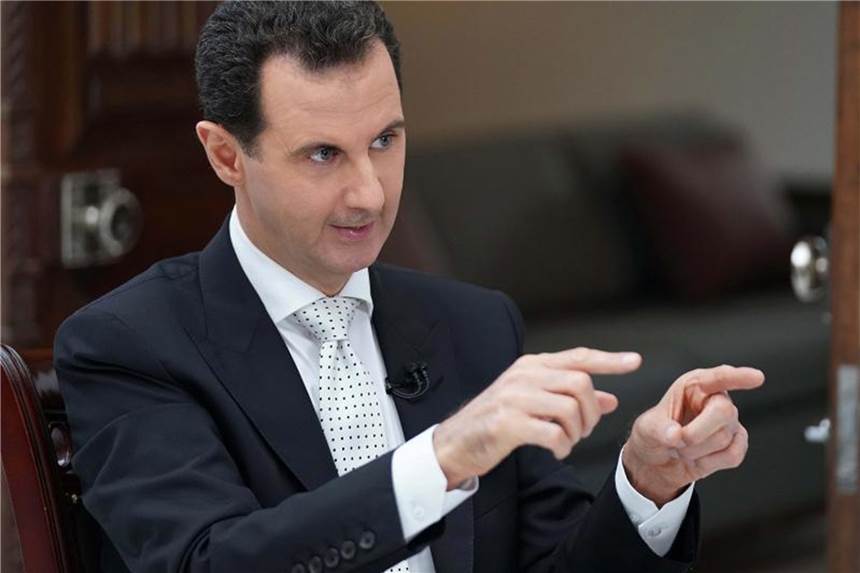 Syriens Präsident Baschar al-Assad erhält militärische Unterstützung aus dem Iran und von Russland. Foto: SANA