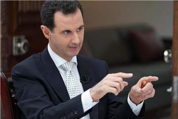 Syriens Präsident Baschar al-Assad erhält militärische Unterstützung aus dem Iran und von Russland. Foto: SANA