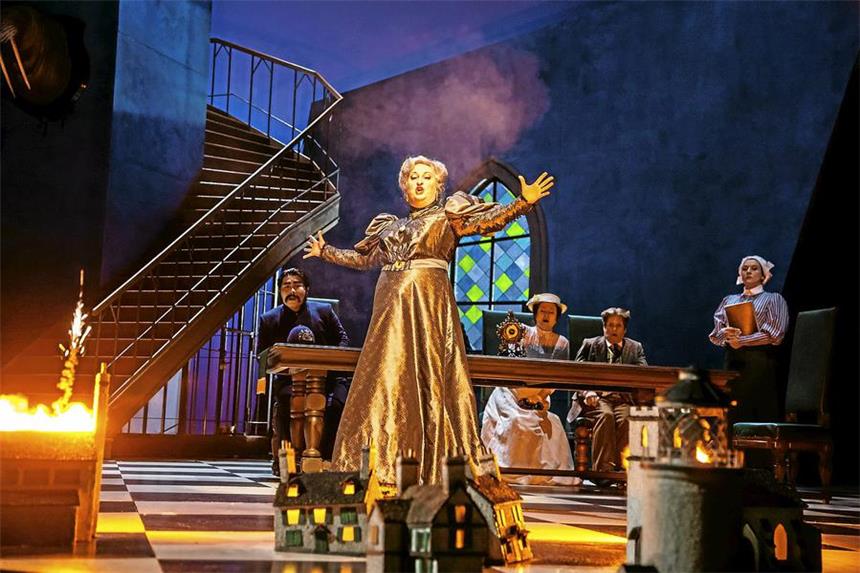 Szene aus der Oper "Albert Herring"