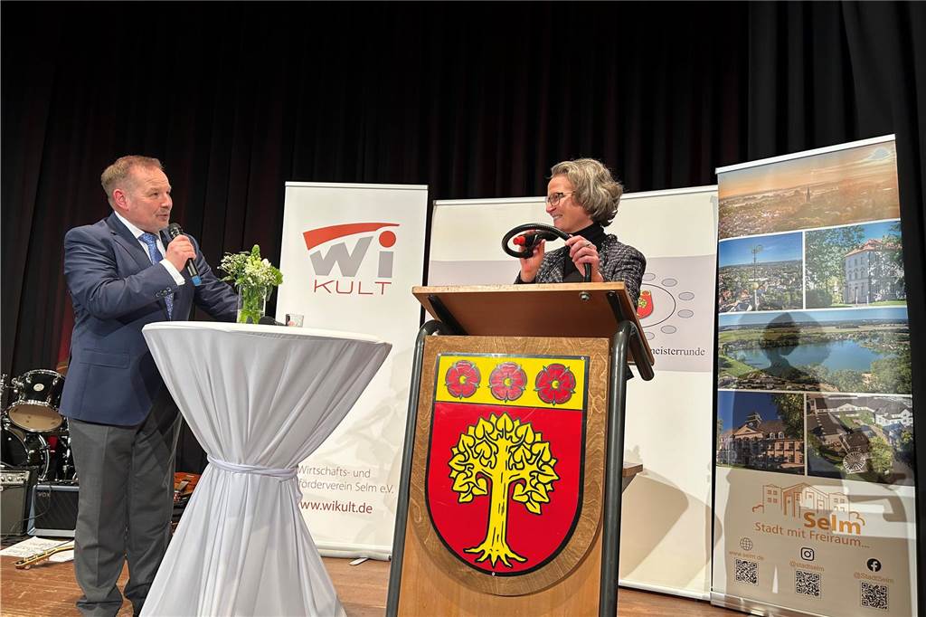 Szenen des Neujahrsempfangs in Selm.