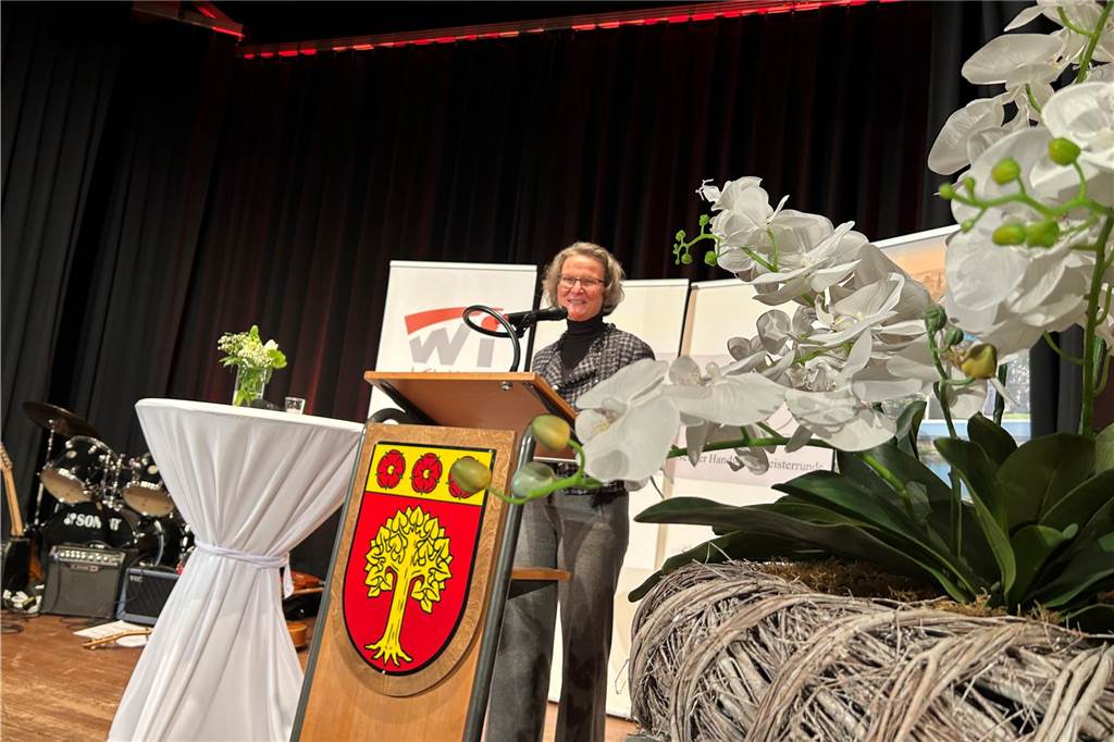 Szenen des Neujahrsempfangs in Selm.
