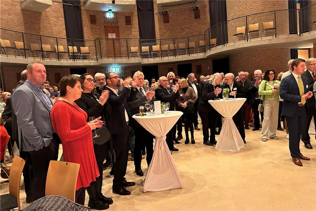 Szenen des Neujahrsempfangs in Selm.