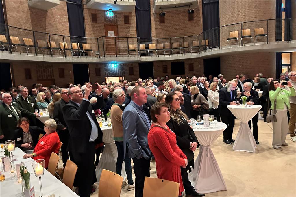 Szenen des Neujahrsempfangs in Selm.